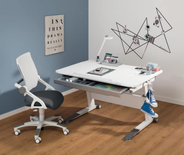 Combo set - Jaro desk with drawer, desk light and chair