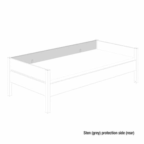 Sten single bed (Grey)