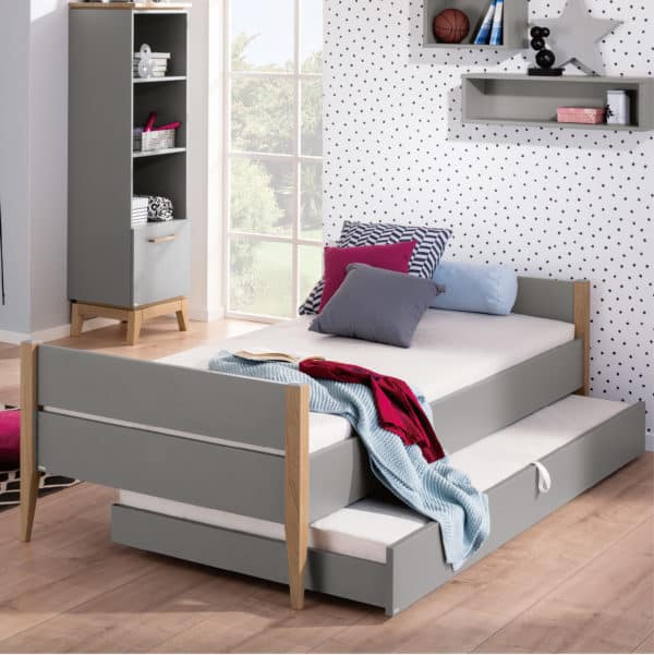 Sten single bed (Grey)