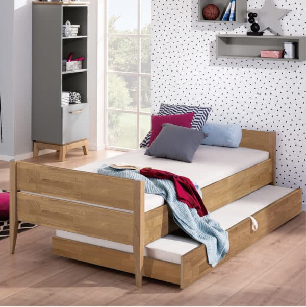 Sten single bed (oak)