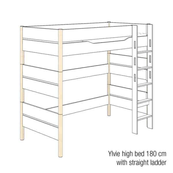 Ylvie high bed 180cm