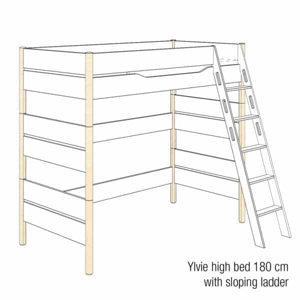 Ylvie high bed 180cm