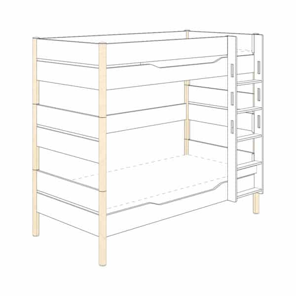 Ylvie bunk bed 180cm