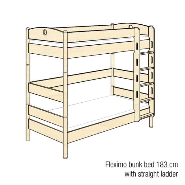 Fleximo bunk bed 183cm