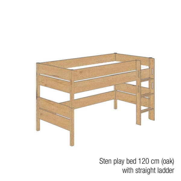 Sten play bed 120cm (Oak)