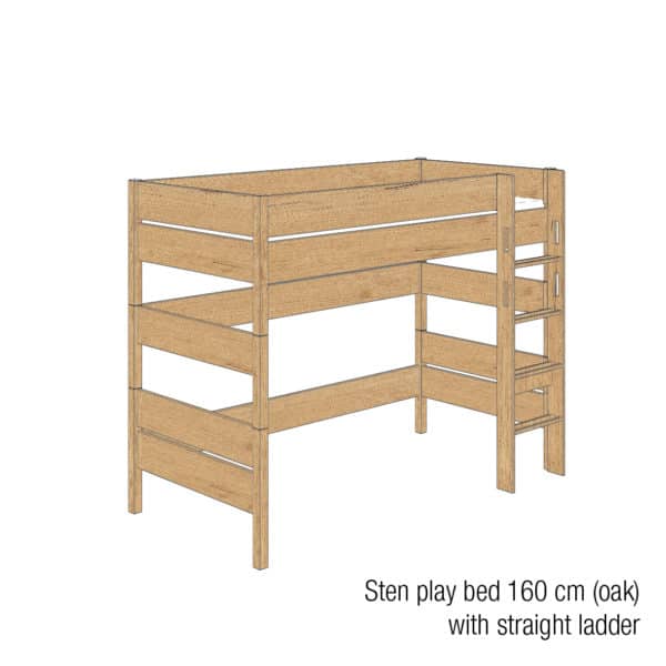 Sten play bed 160cm (Oak)