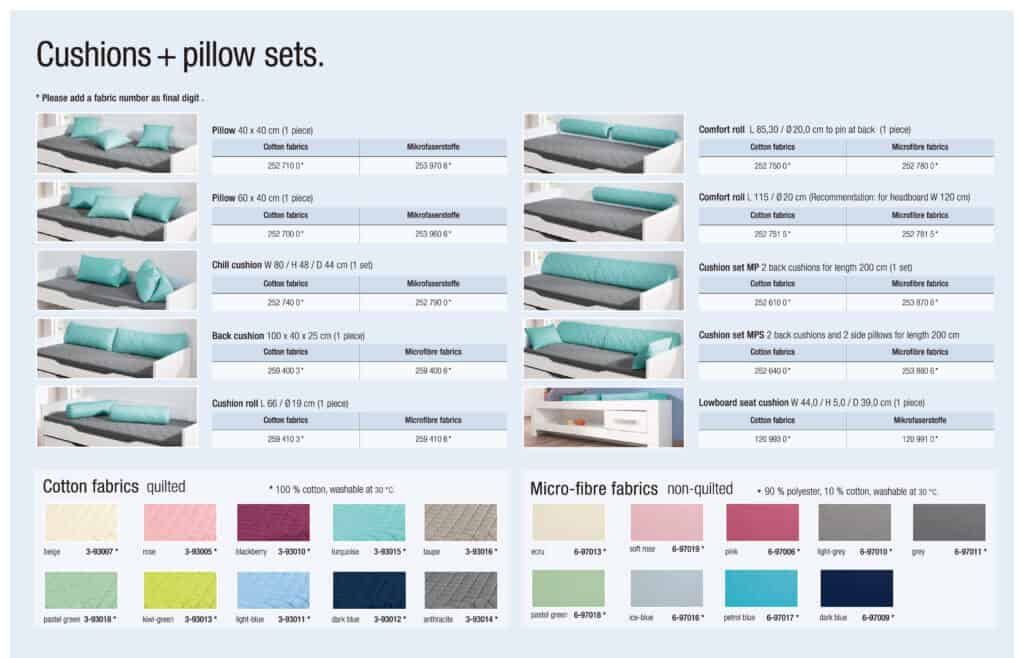 PAIDI Cushions_Plain color