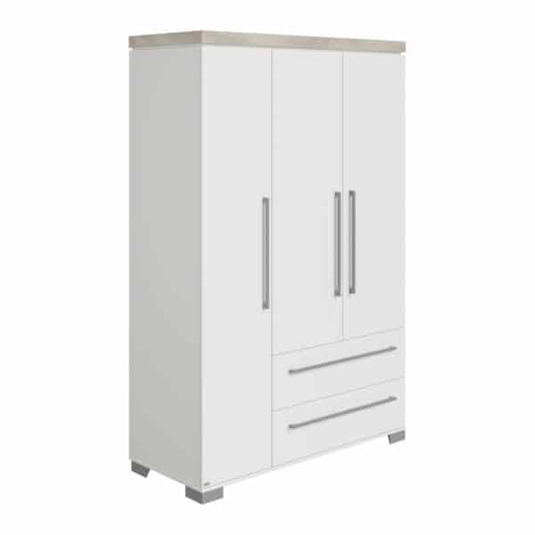 Kira wardrobe - 3 doors + 2 drawers