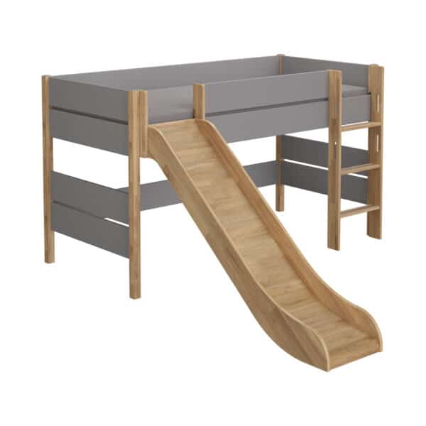 Sten play bed 120cm (Grey) with slide