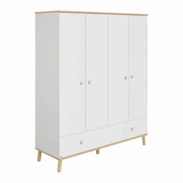 Ylvie wardrobe - 4 doors + 1 drawer